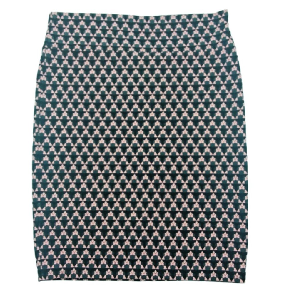 Disney Lularoe NWT Cassie Pencil Skirt Stretch Minnie Mouse Pink Bows PolySpandx